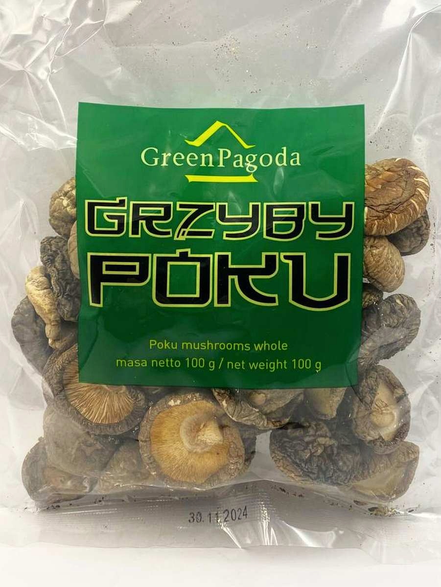 

Grzyby shiitake poku suszone Green Pagoda 100g