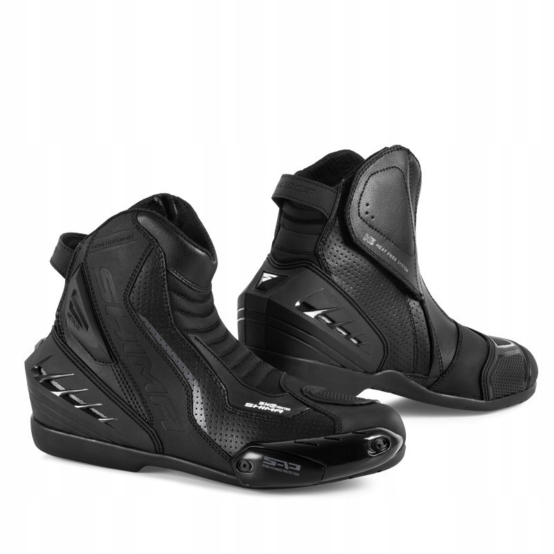 Krátke športové motocyklové topánky Shima SX-6 Black 46