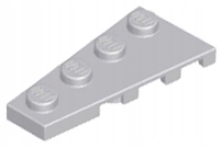 

Lego Light Bluish Gray Wedge 4x2 Lewy 41770 1szt