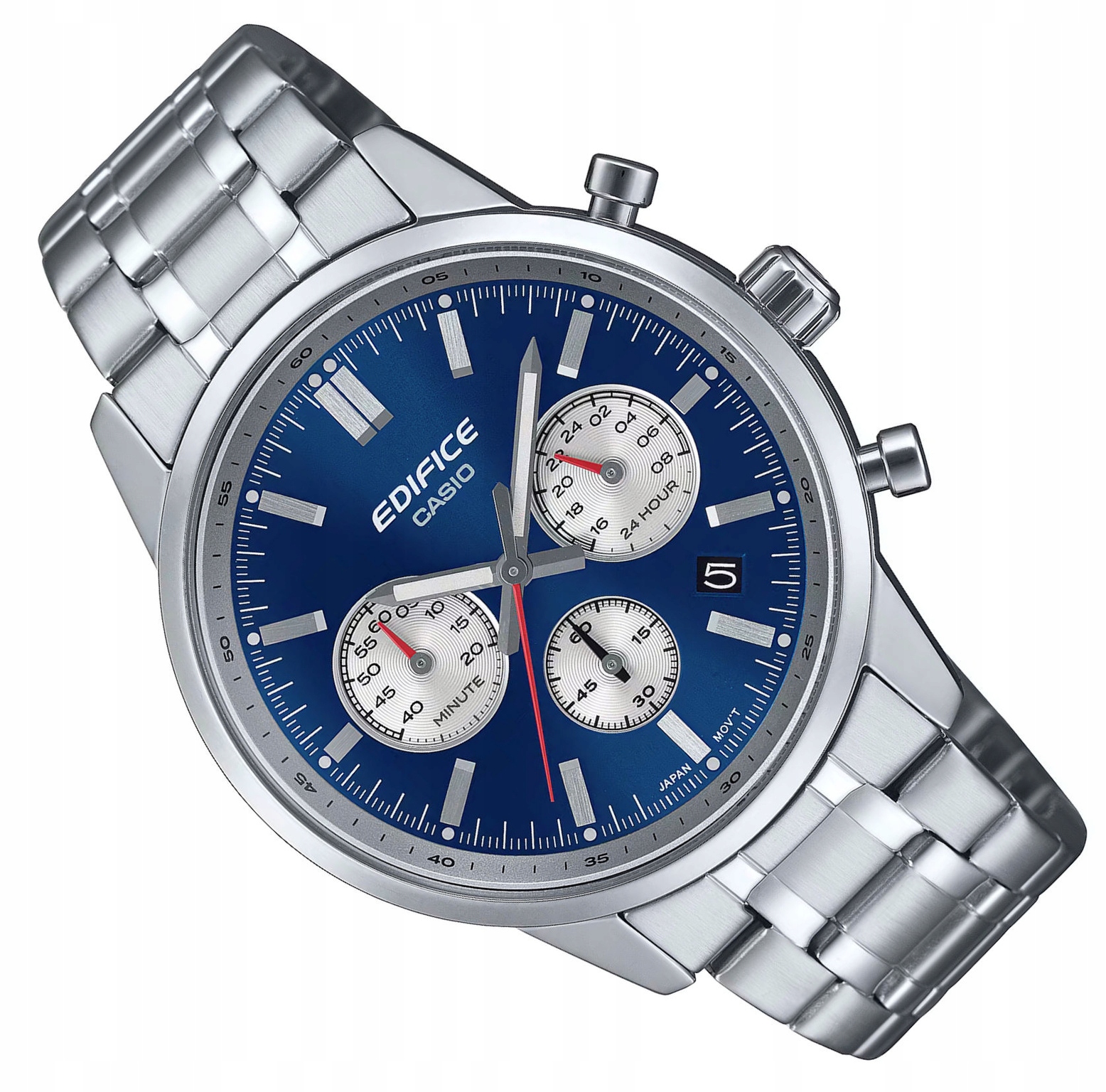 Ocelové Vodotěsné Hodinky Casio Edifice Chronograf EFR-575D-2AEF