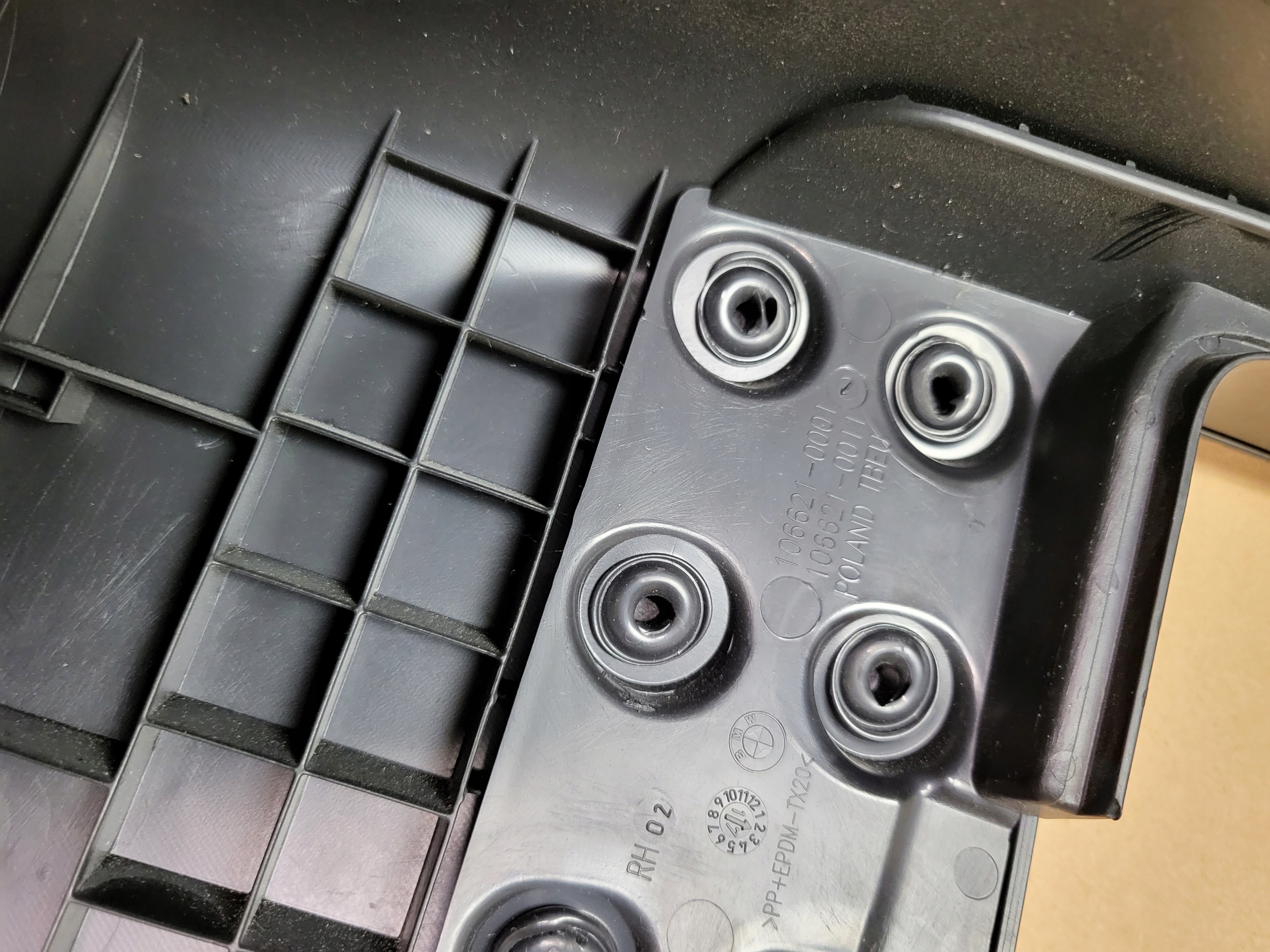 side upholstery left rear part DEKOR CHROM MINI COOPER F57 CABRIO OE