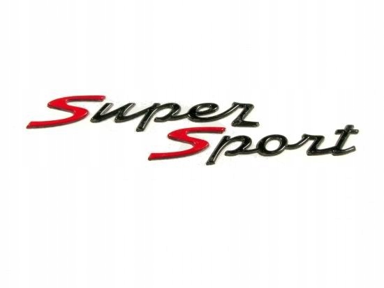 NAKLEJKA NAPIS PIAGGIO VESPA GTS Super Sport