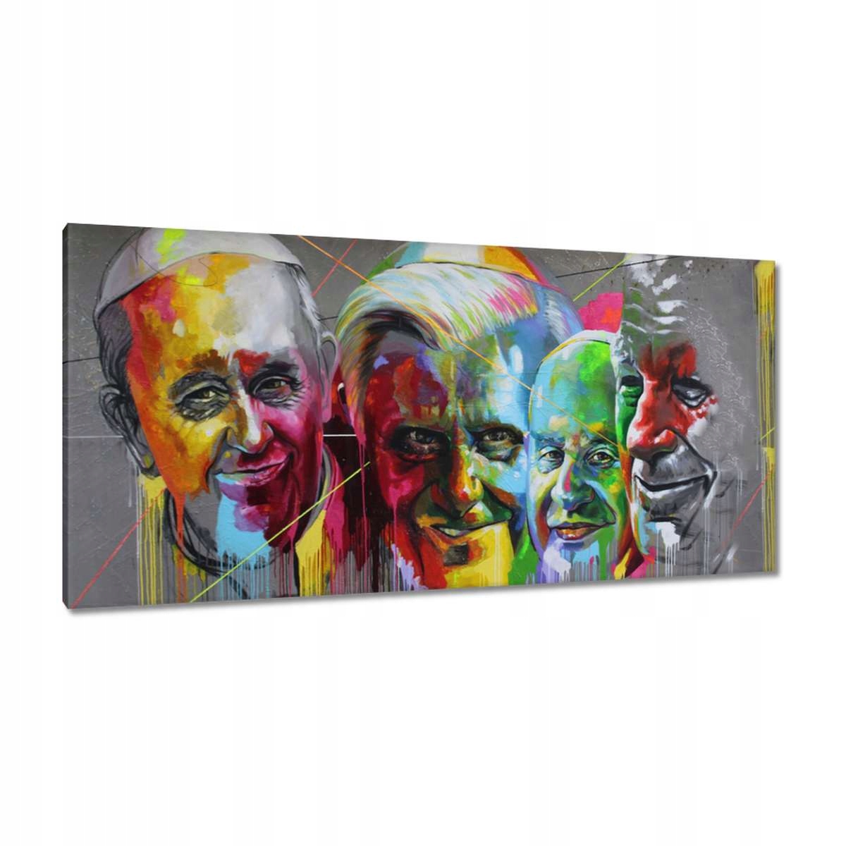 Obrazy 115x55 Grafiti Papež Dekorace