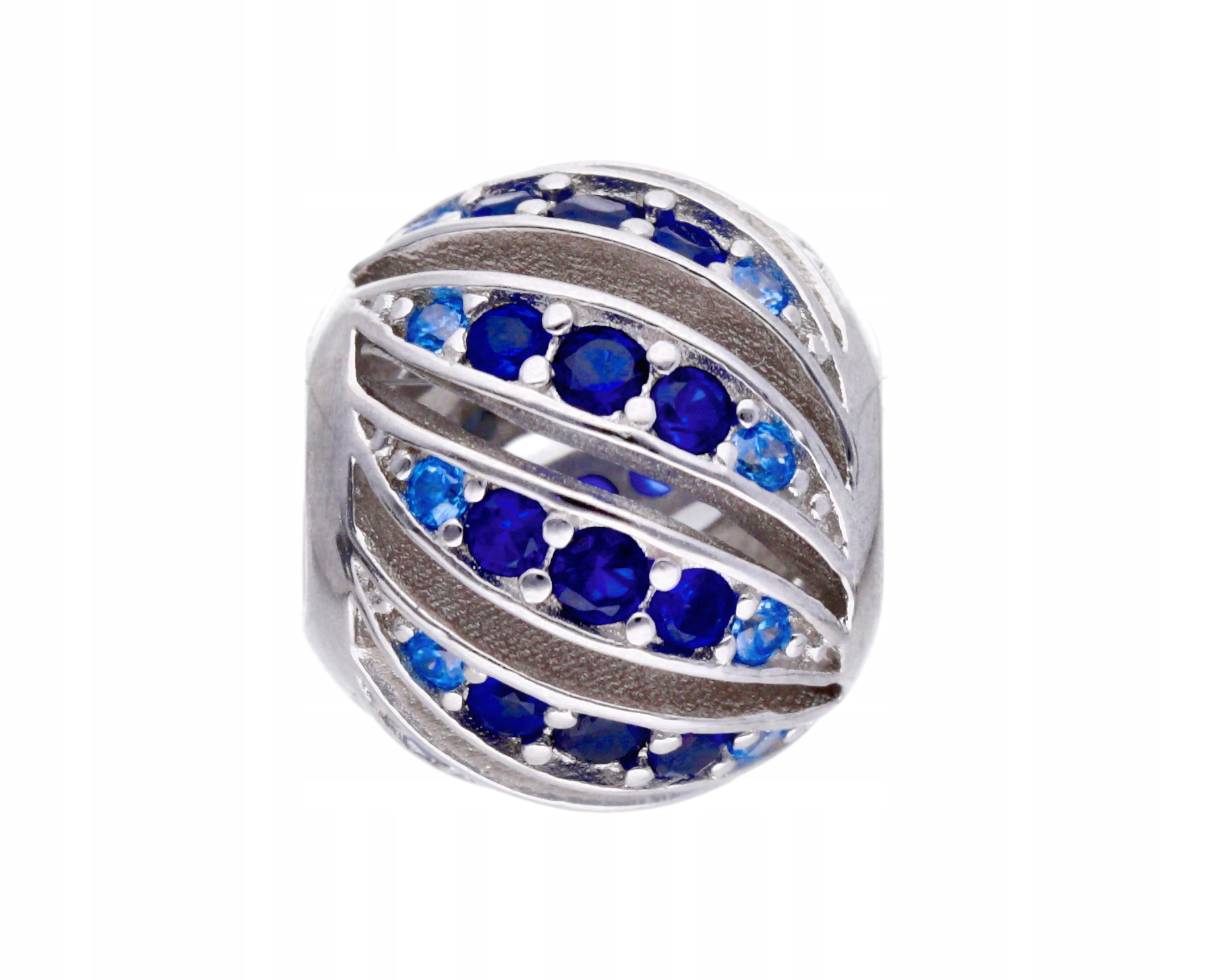 Charms beads stříbrný Ag 925 modrý CH1690422