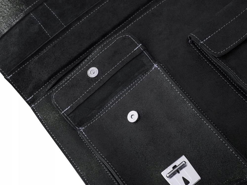 POLSKA SKÓRZANA TORBA LISTONOSZKA NA RAMIĘ SOLOME Cechy dodatkowe na ramię z miejscem na laptopa