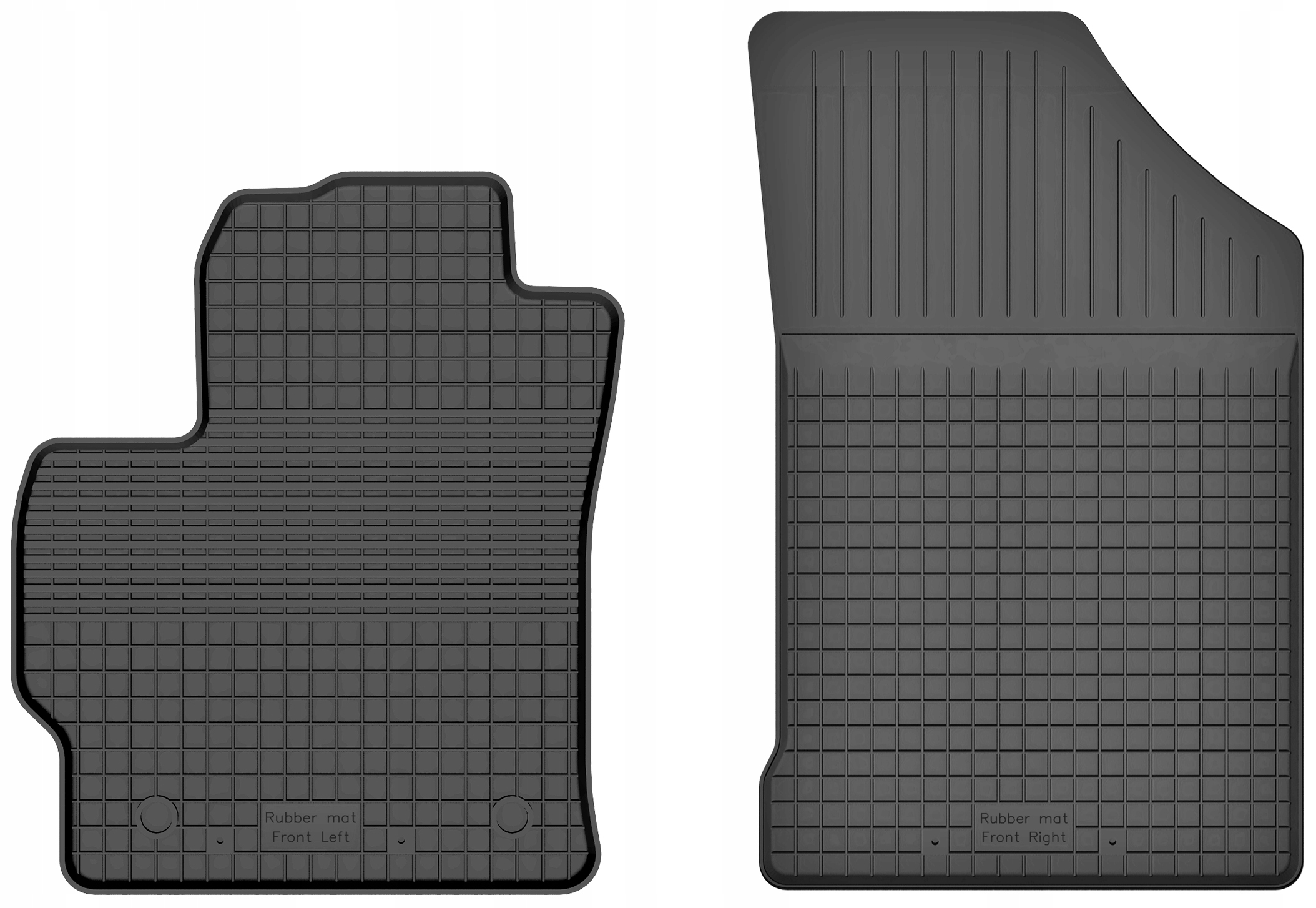 Dywaniki gumowe wycieraczki na przód do Toyota Auris 2 II E18 2012-2019