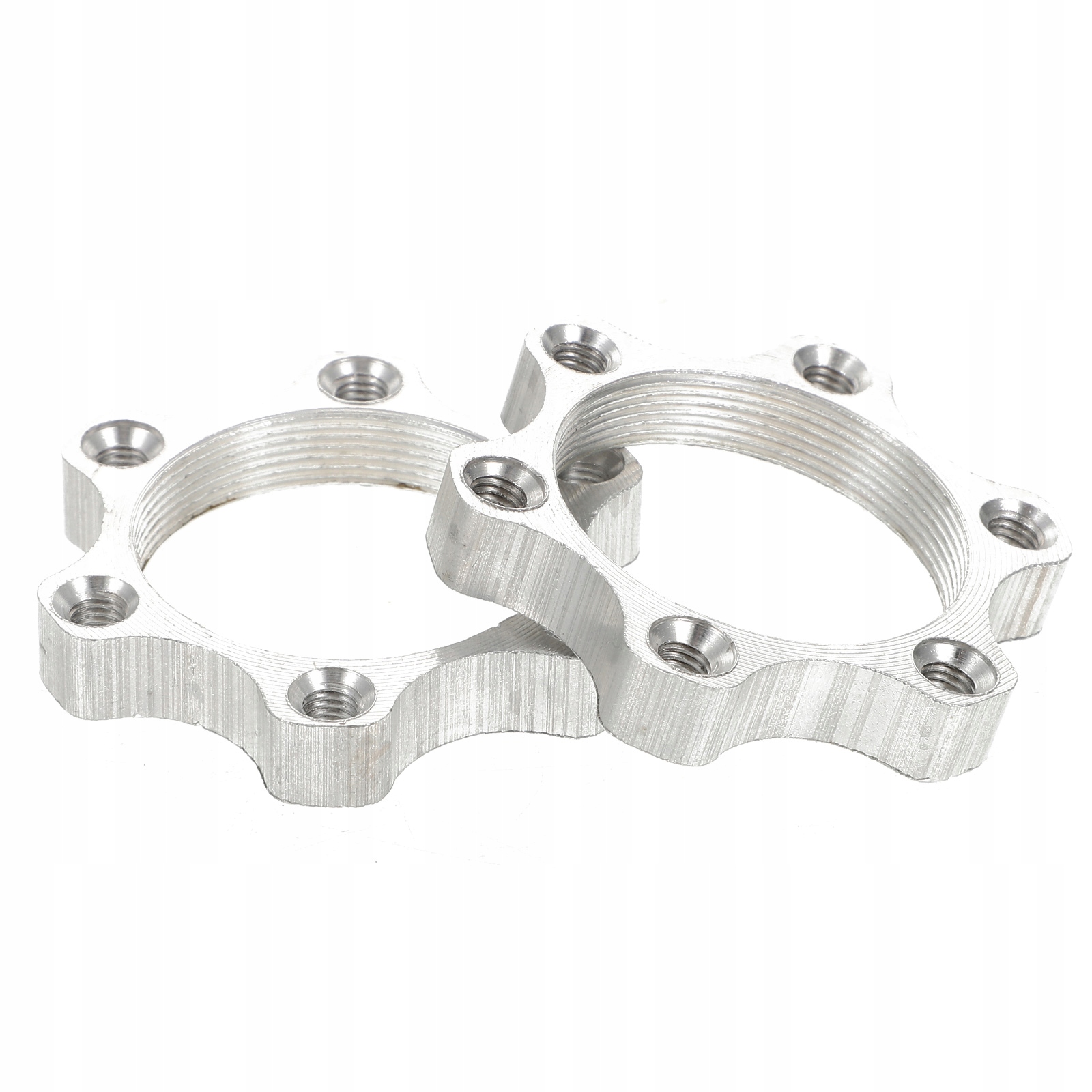 2 Szt. Adapter Aluminiowy Do Tarczy Hamulcowej Rowerowej 6-OTWOROWEJ