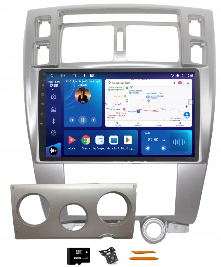 Rádio Android Navigácia VQ230 Qled Carplay Lte Gps Hyundai Tucson I 1 05-10