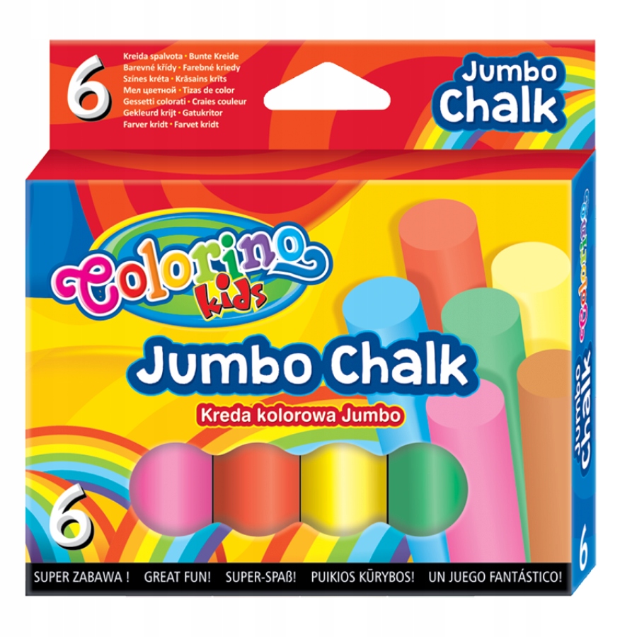 

Kreda 6kol tablicowa chodnikowa gruba Colorino