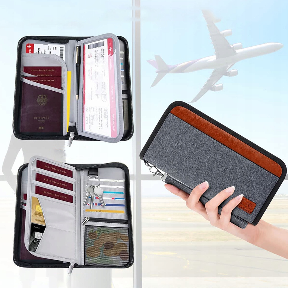 TORBA PASZPORT POSIADACZ PASZPORTU RFID PORTFEL Typ paszportówka