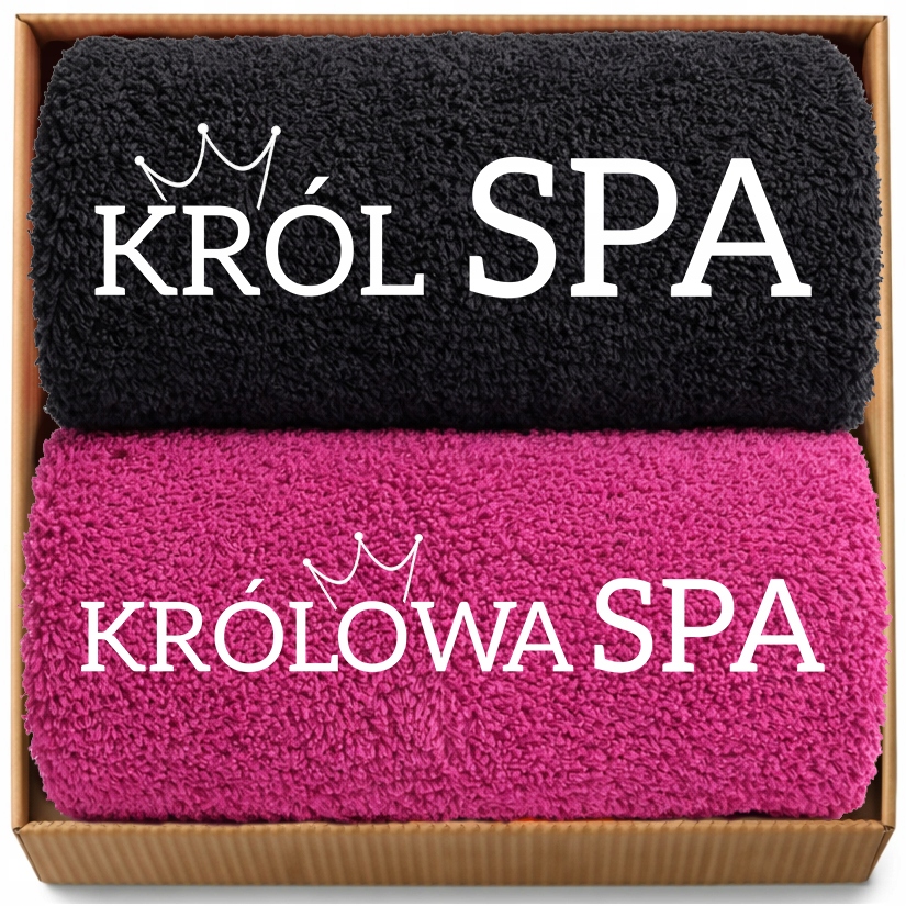 Sada Uterákov 50X100 Darček Pre Pár Na Svadbu Králi Kúpeľov Čierna-fuchsia