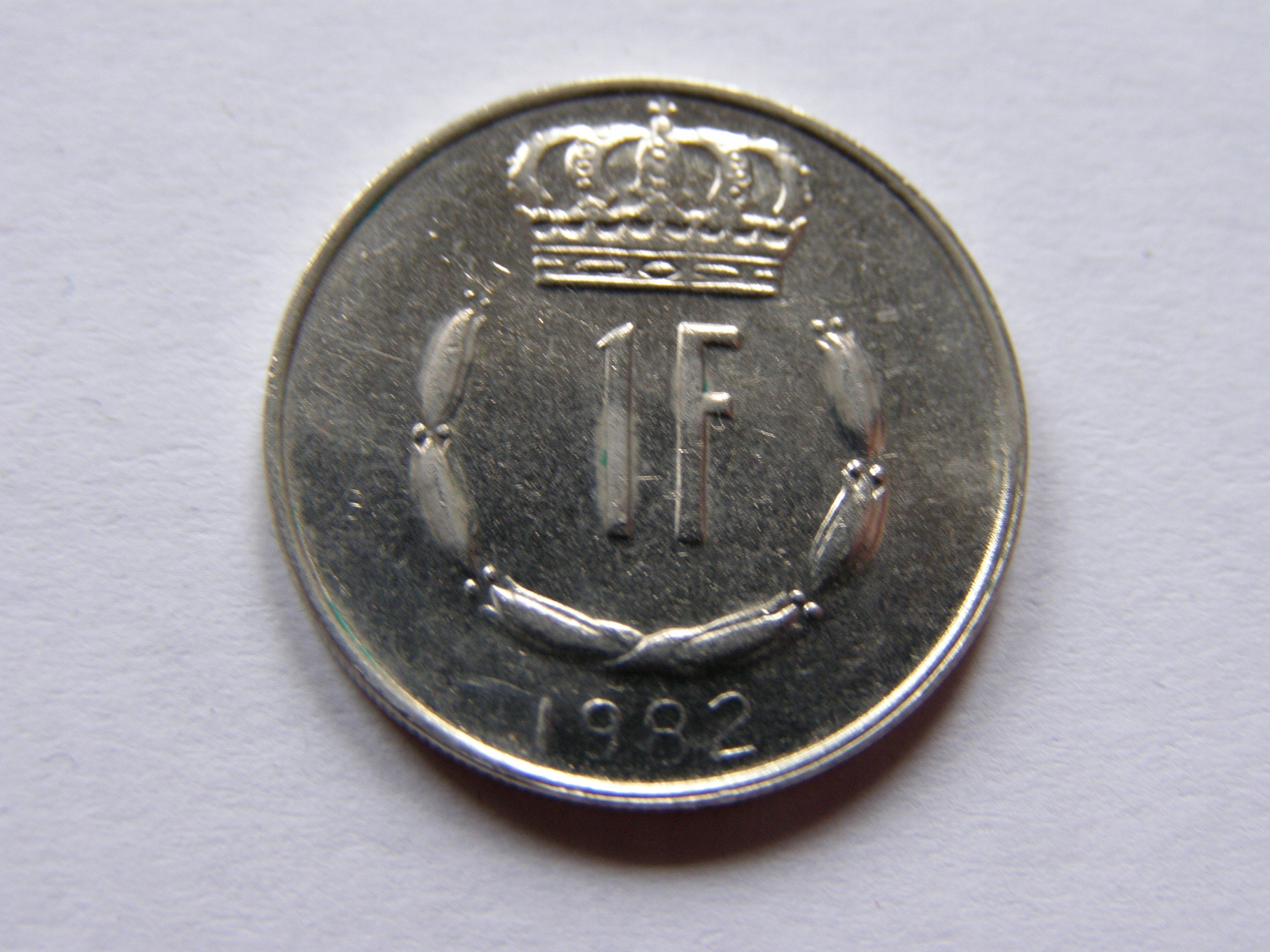 LUKSEMBURG 1 FRANC 1982 ROK !!!!!!!!!!!!!!!!! 1453