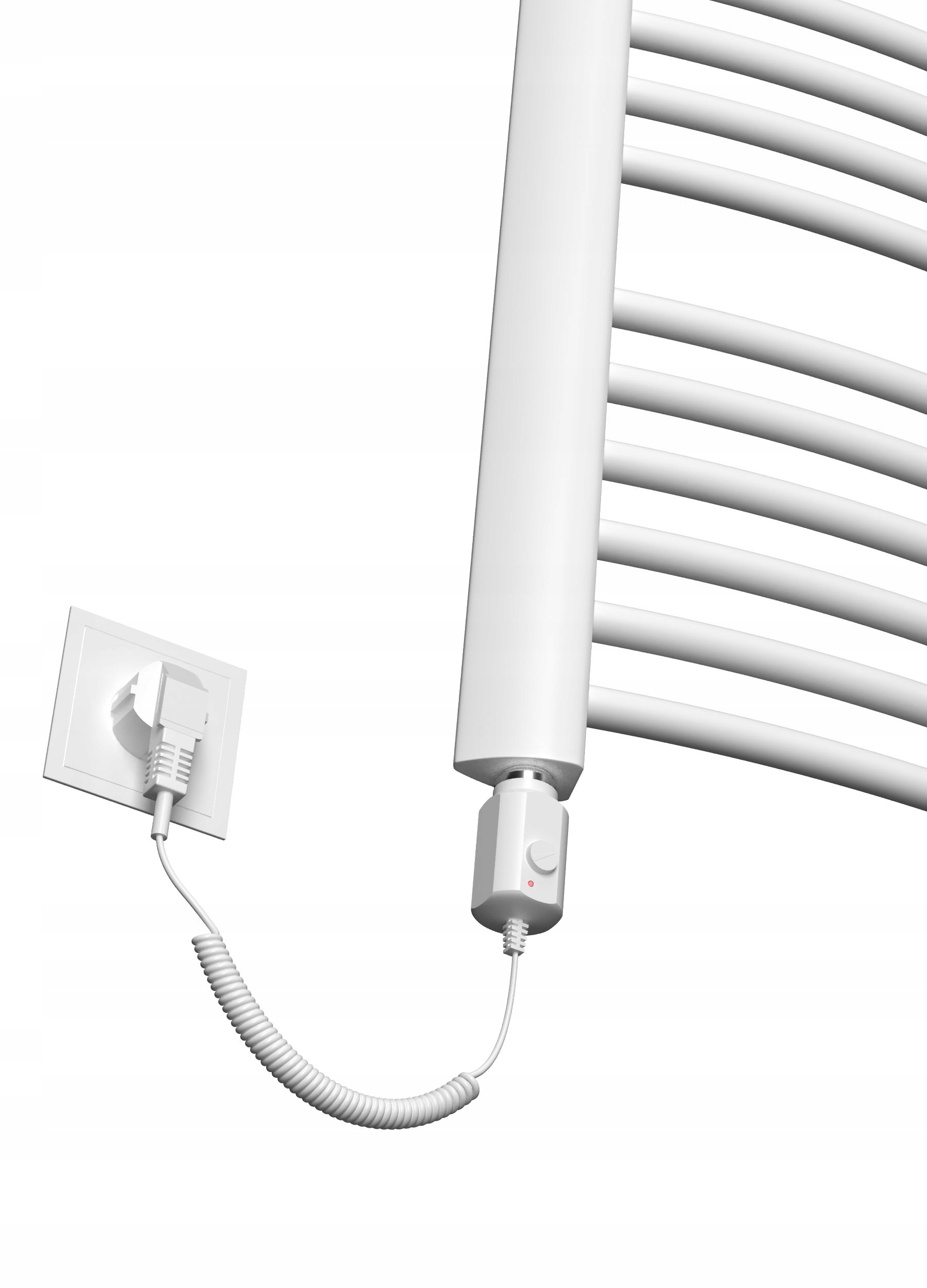 Elektrický Ohrievač Casual 720x570 Biely Lesk ohrievač 300 W Volux