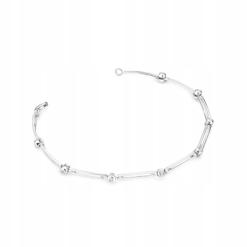 

Złota Bransoletka 585 Brylanty 0,08 Ct - M.jopek