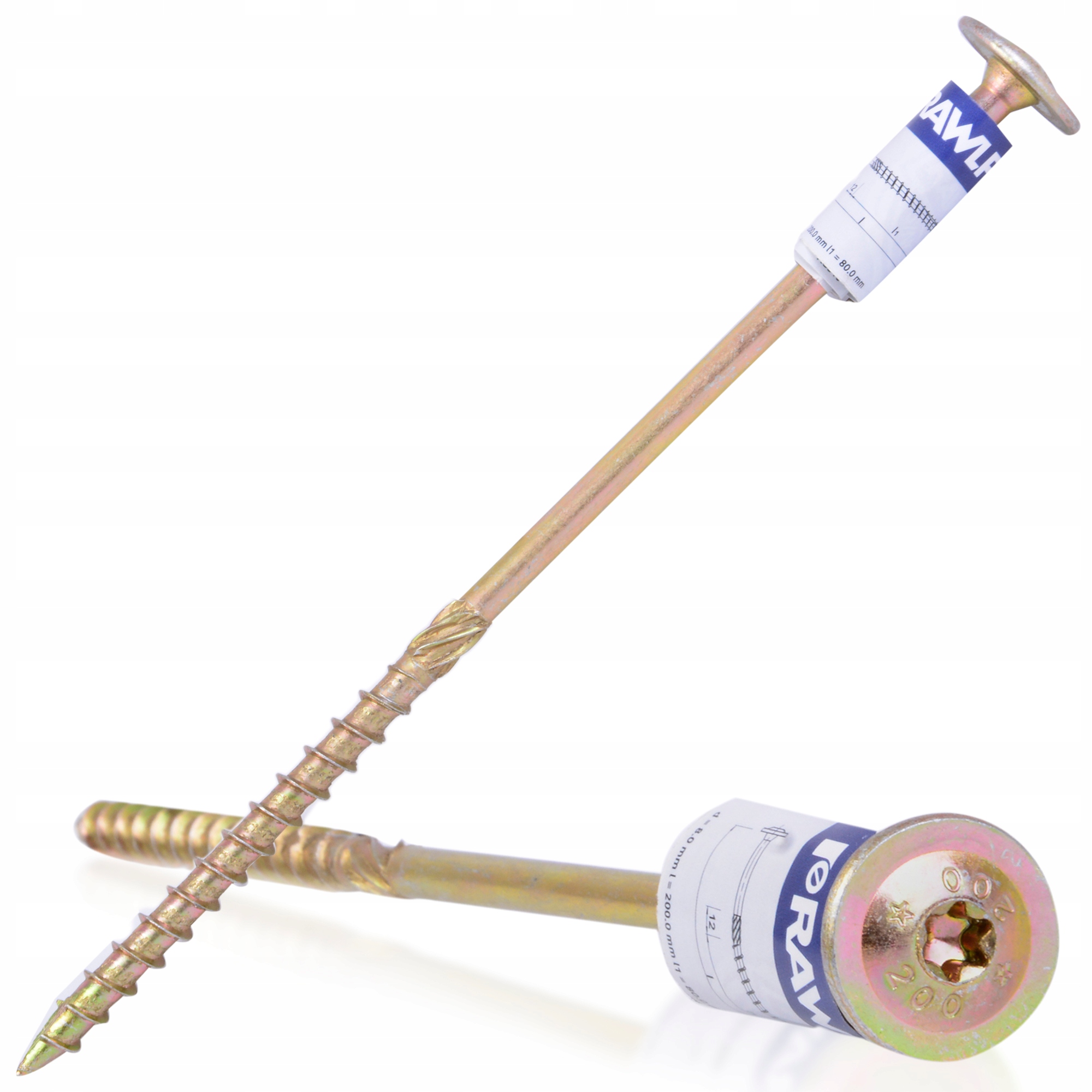 

Rawlplug Wkręt Ciesielski 8X200 Torx Łeb Talerzowy