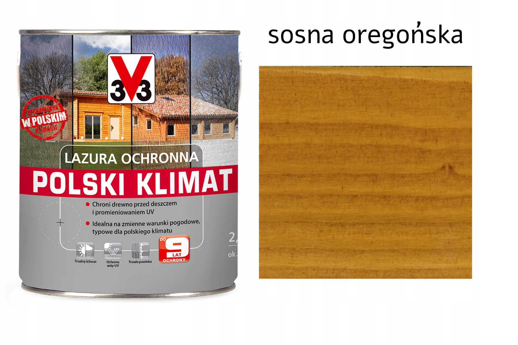 

V33 Lazura Ochronna Polski Klimat S.Oregońska 2,5L