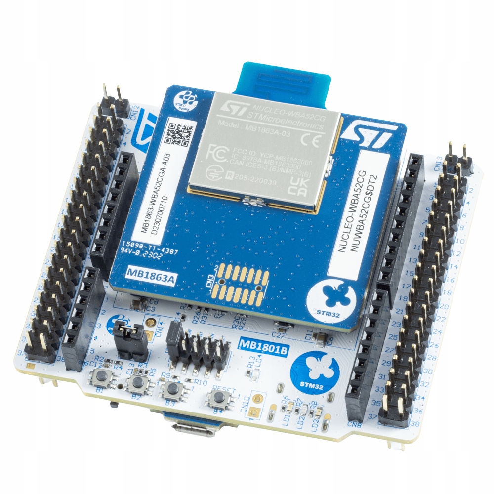 STM32 NUCLEO-WBA52CG Ble 5.3 Cortex-M33