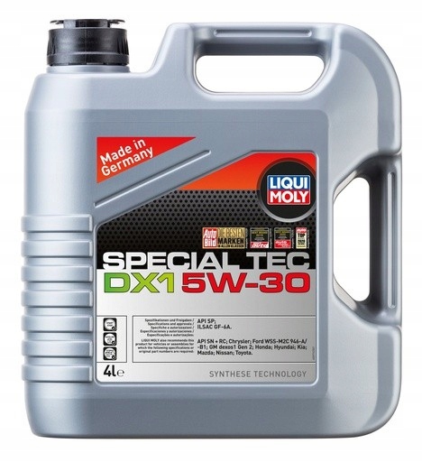 Olej silnikowy Liqui Moly Special Tec DX1 5W-30 wysoka wydajność