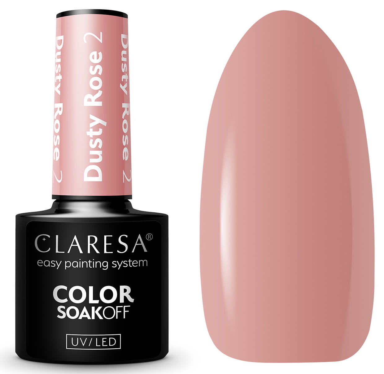 

Claresa Lakier Hybrydowy Dusty Rose 2 5G