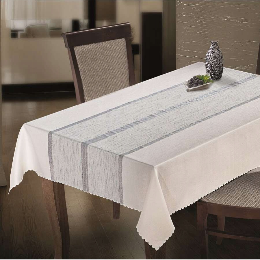 

Obrus tkanina Srebrnik pas 130x170cm biały