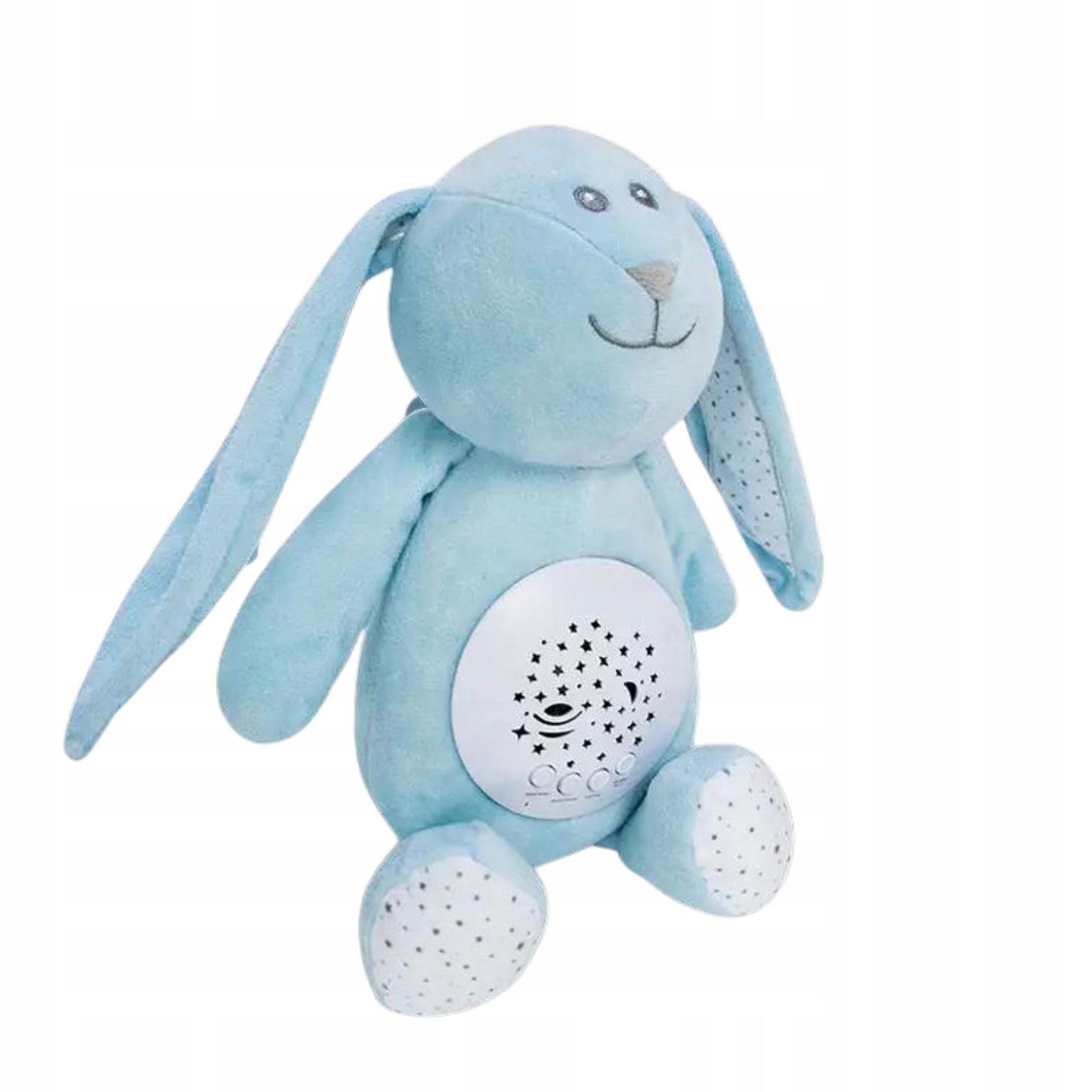 KRÓLIK SZUMIŚ USYPIACZ PRZYTULANKA LAMPKA NOCNA PROJEKTOR 2w1 10 KOŁYSANEK