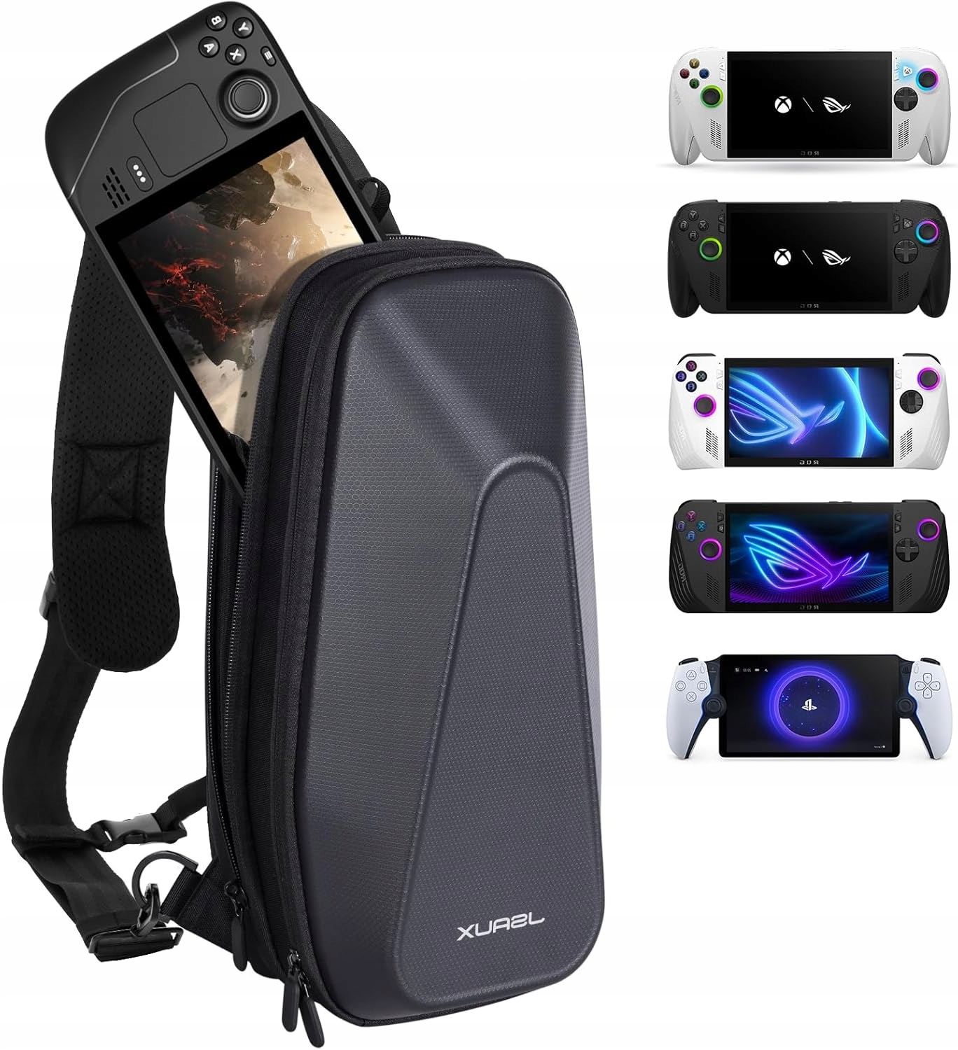 TORBA NA RAMIĘ DO STEAM DECK OLED SWITCH 2 PORTAL PS5 ROG ALLY