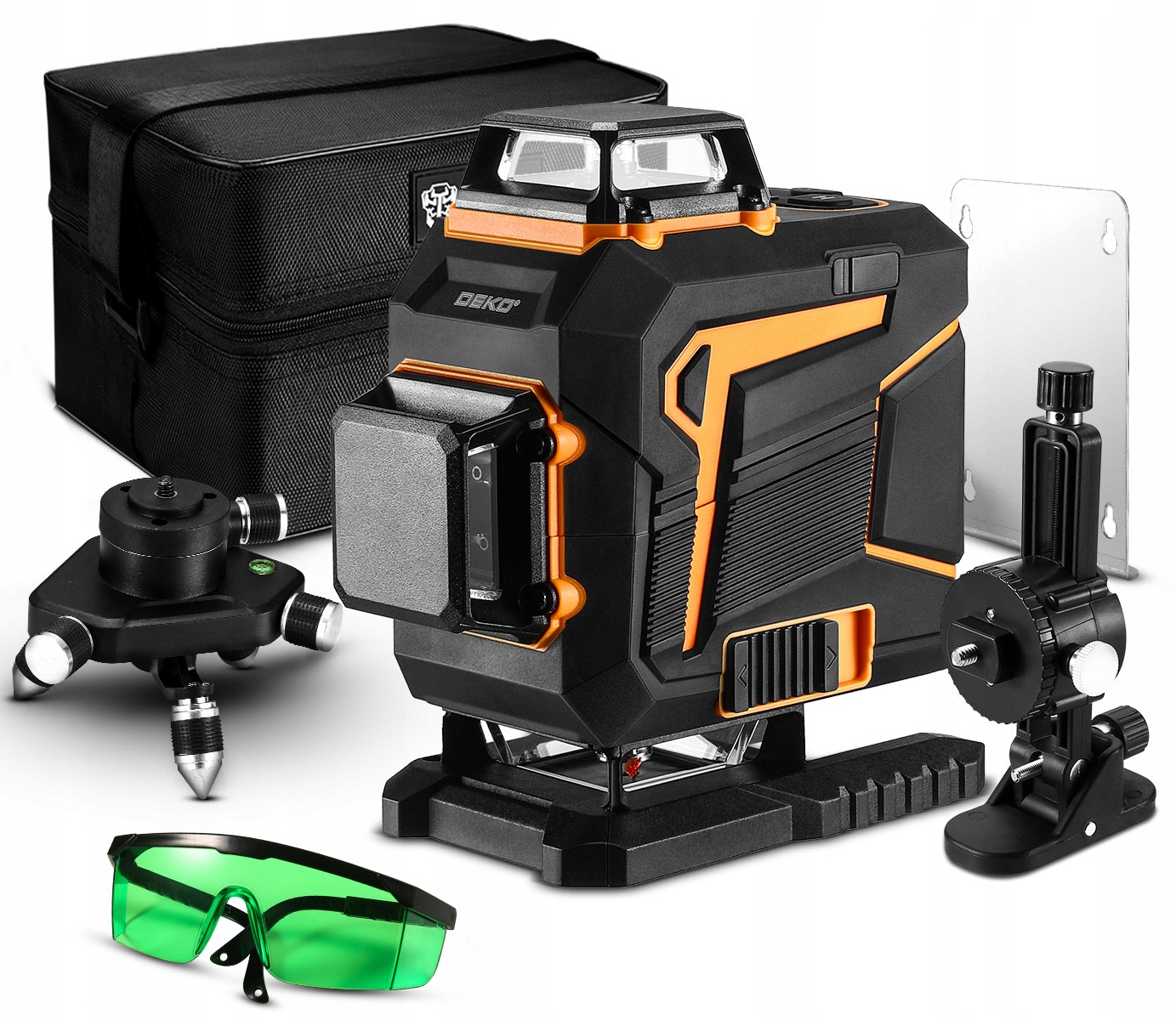 POZIOMICA LASEROWA 360 PŁASZCZYZNOWA 4D LASER KRZYŻOWY PRO ZIELONY DEKO Kod producenta DKLL16PS1