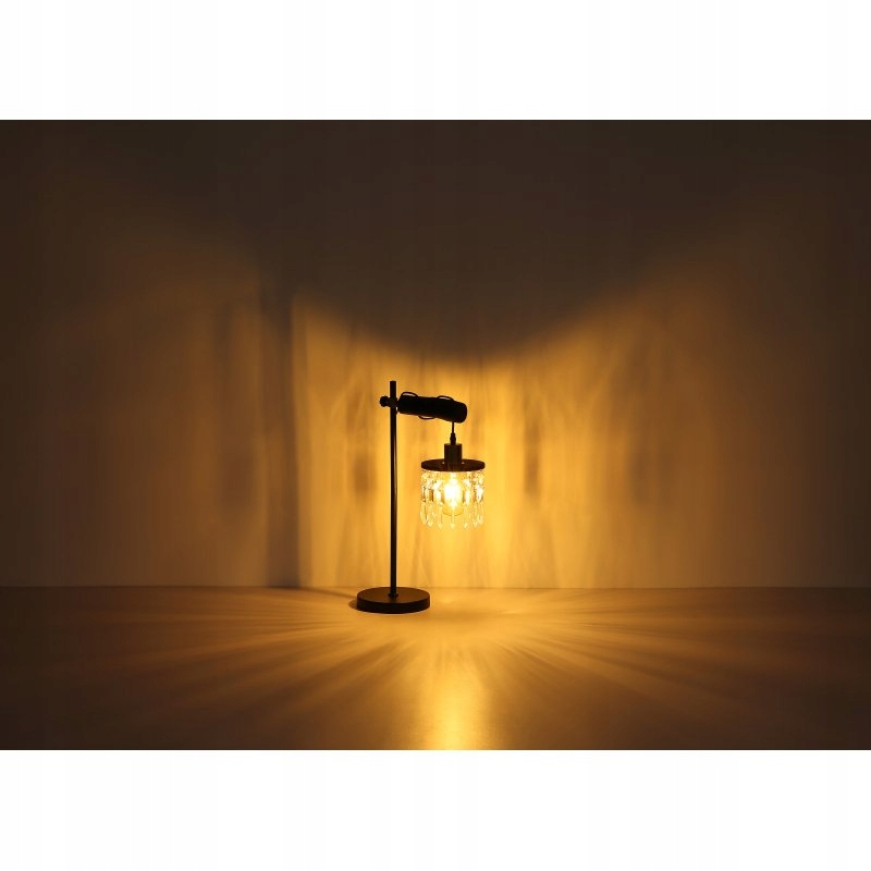 Efektowna lampa stołowa z kryształkami COMMA Kod producenta 15533T