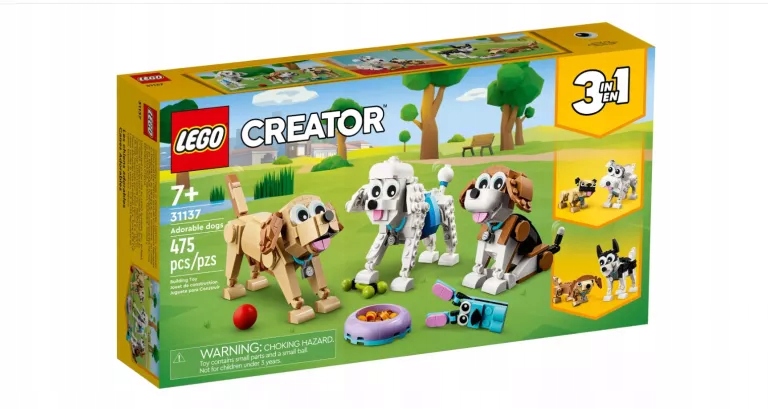 LEGO - CREATOR 3W1 - UROCZE PSIAKI - 31137