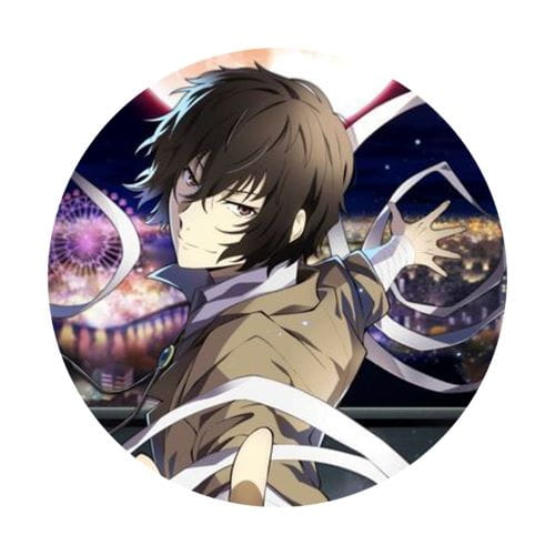 

Przypinka Bungou Stray Dogs Dazai wzór2 58mm