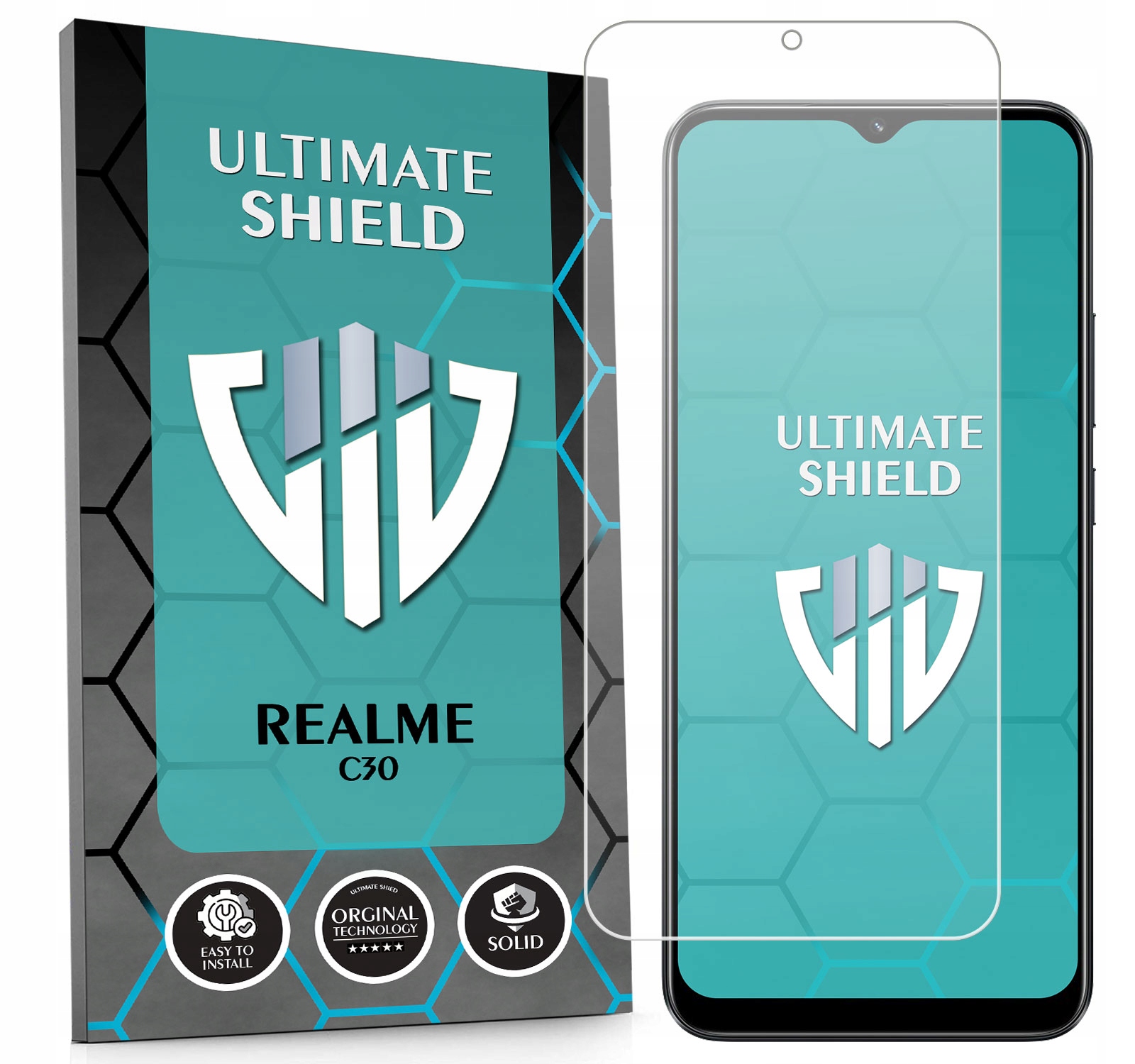 Sklo 3x Displej 7x Fotoaparát Objektiv Rychlé Pro Realme C30 Kvalita