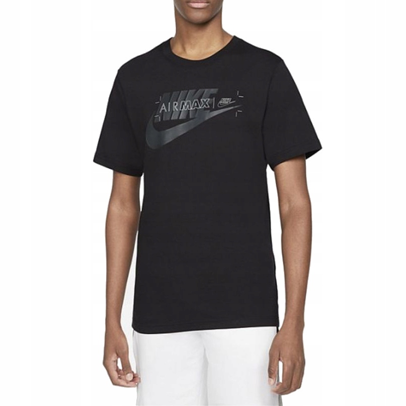 

Nike T-shirt Męski Czarny Air Max Men DC2554-010 M