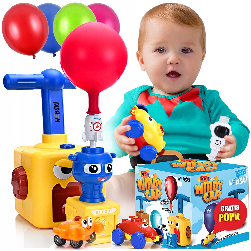 

Zabawka Dla 3 4 5 Latka Wyrzutnia Balonowa Zestaw