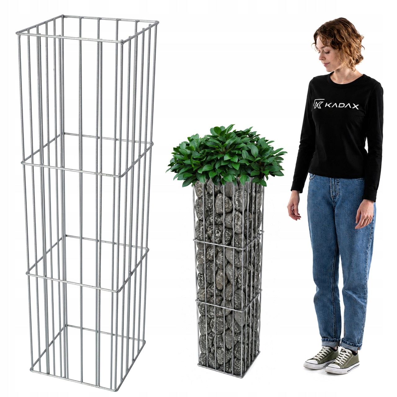 Zahradní Pergola Na Rostliny Květin Sloup Na Květiny Kovová 90 cm Kotvy