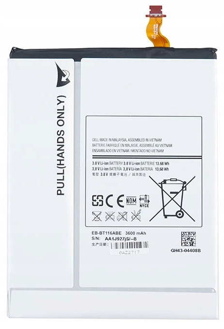 Nowa Bateria EB-BT116ABE Do Samsung Tab 3 Lite 7.0 T113 3600mAh