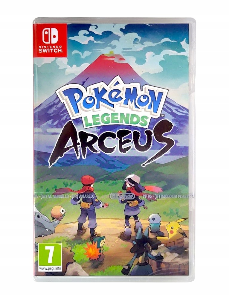 Pokemon Legends: Arceus Switch Na Kartridżu Nowa Folia