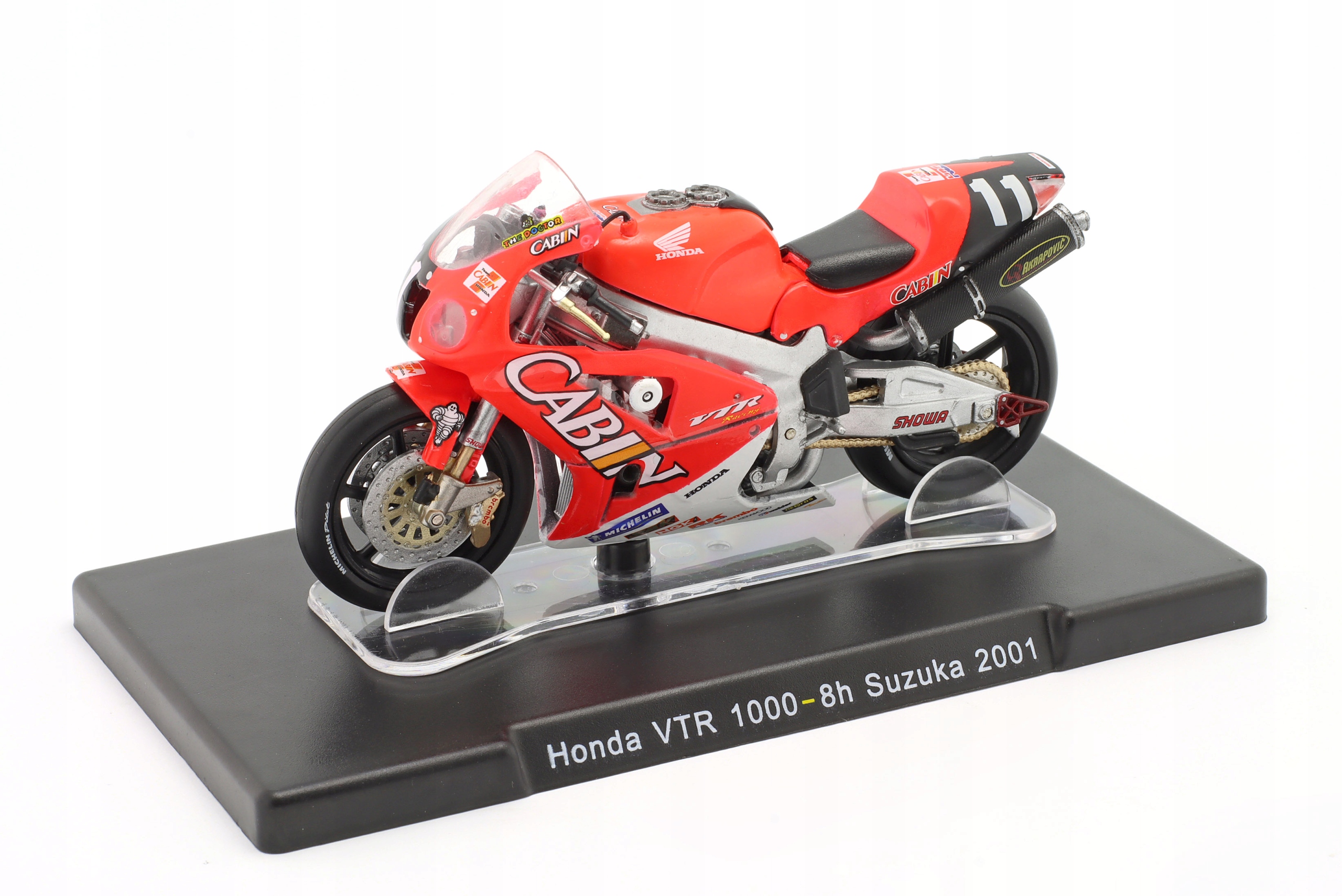 Altaya Honda Vtr 1000 #11 V.Rossi/C.Edwads – 8h Suzuka 2001 1:18