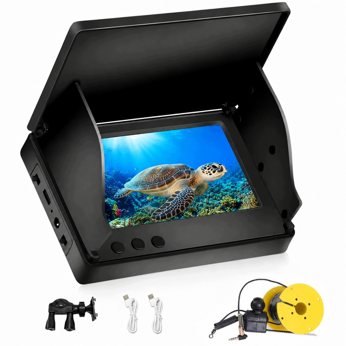 Kamera Wędkarska Podwodna 4.3" Monitor LCD 20m Wykrywacz Ryb Akumulator 5Ah