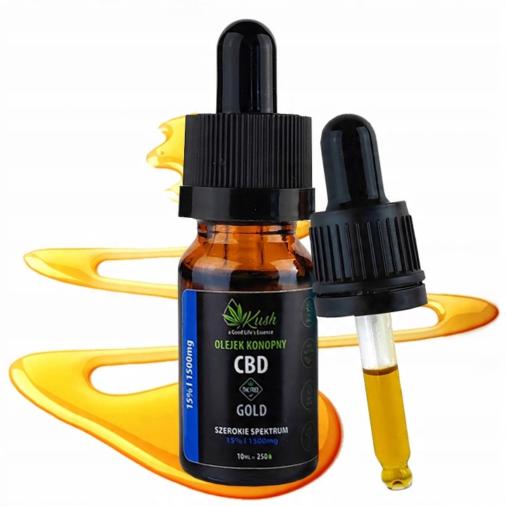 

Olejek Konopny Kush Cbd Gold 15% 1500 mg Badania