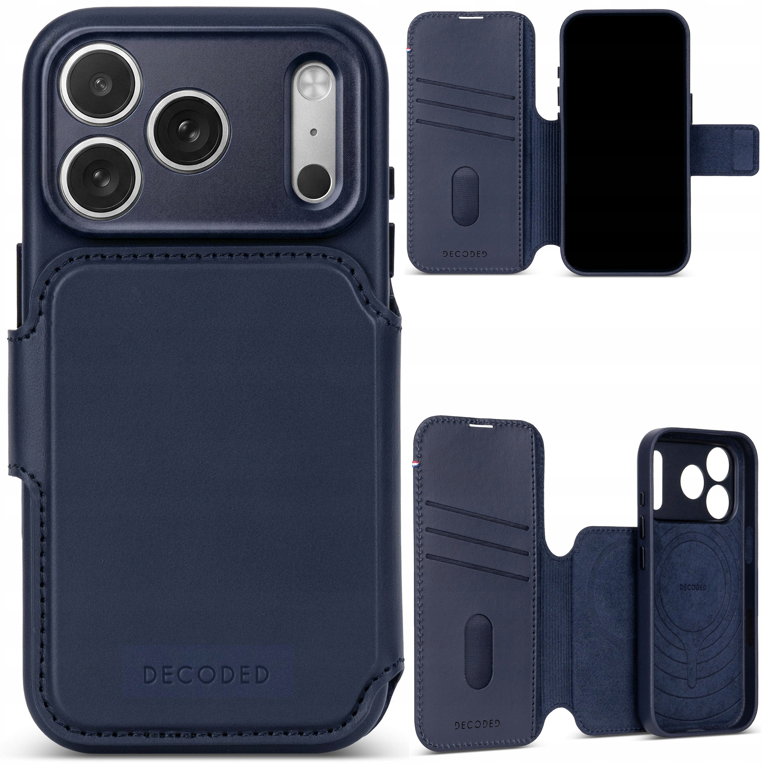 Etui Decoded do iPhone 18 Pro 17 Pro Detachable Obudowa Skórzana na Karty