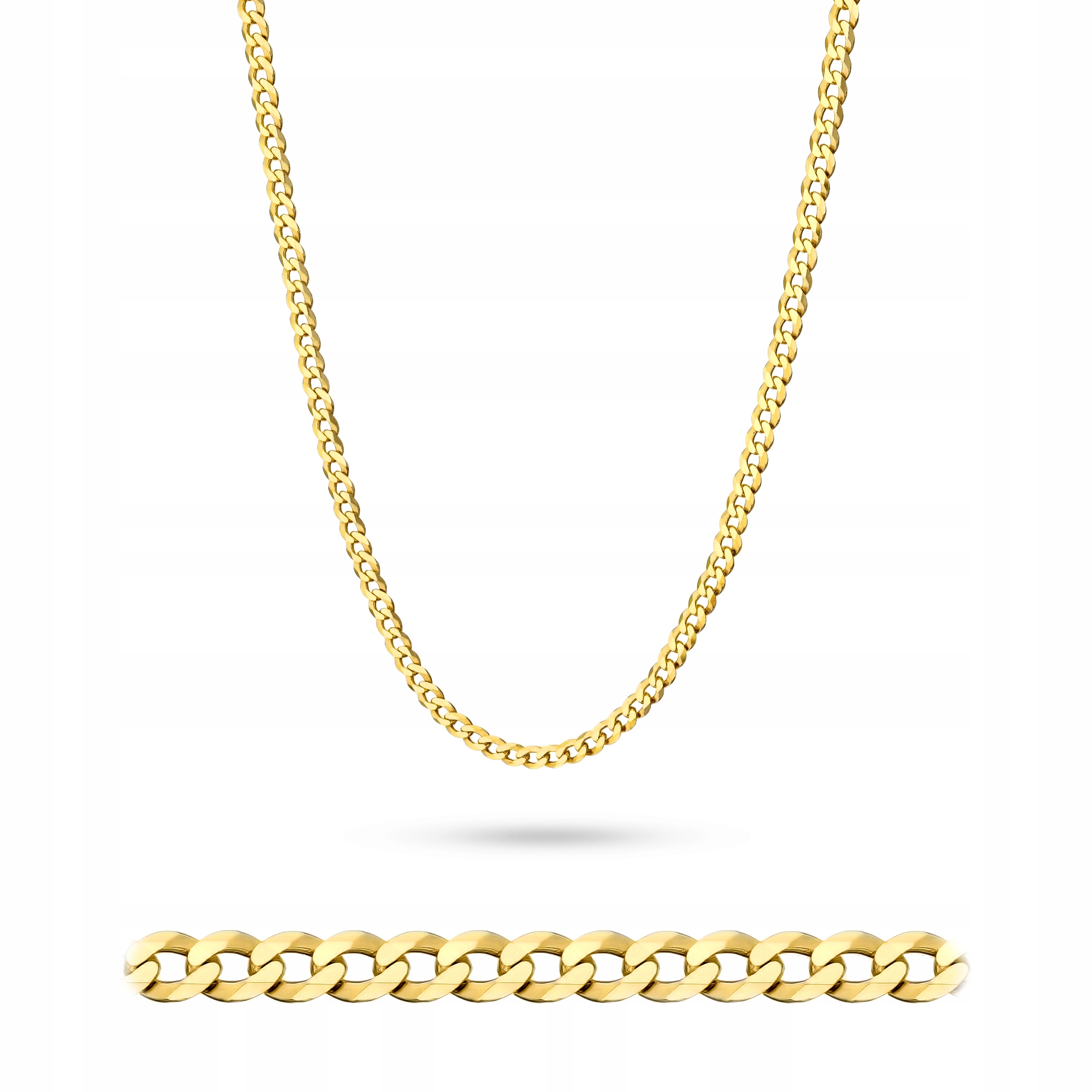 Zlacený Řetízek Řetízek ryzost 925 Klasický Pancr 50 cm