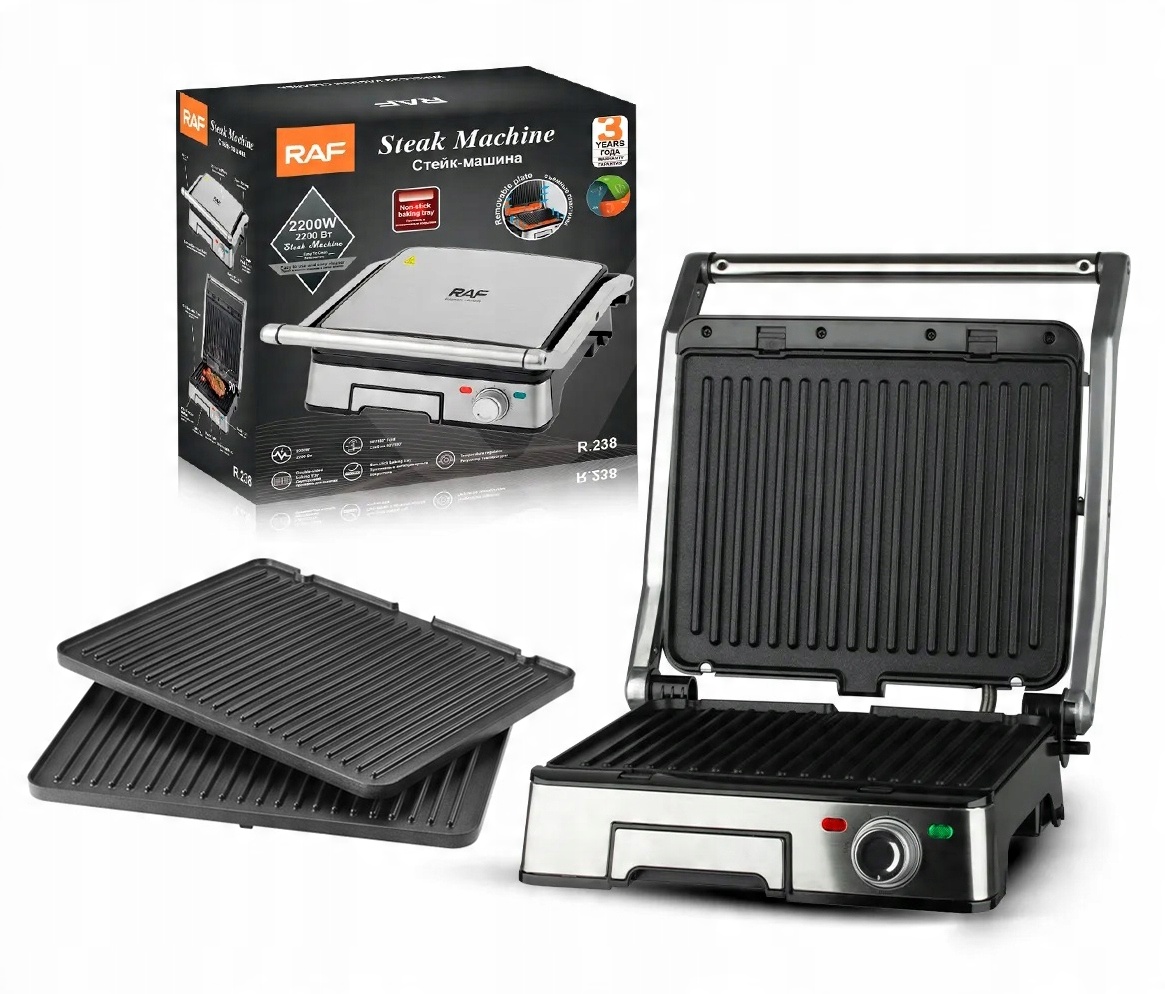 

Grill Elektryczny Kontaktowy Opiekacz Rozkładany