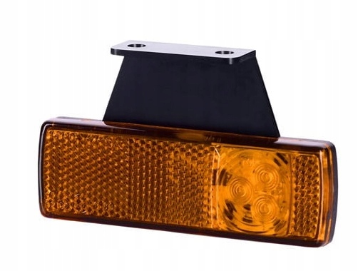 LAMPA OBRYSOWA LED 12/24V POMARAŃCZOWA LD456 PRAWA