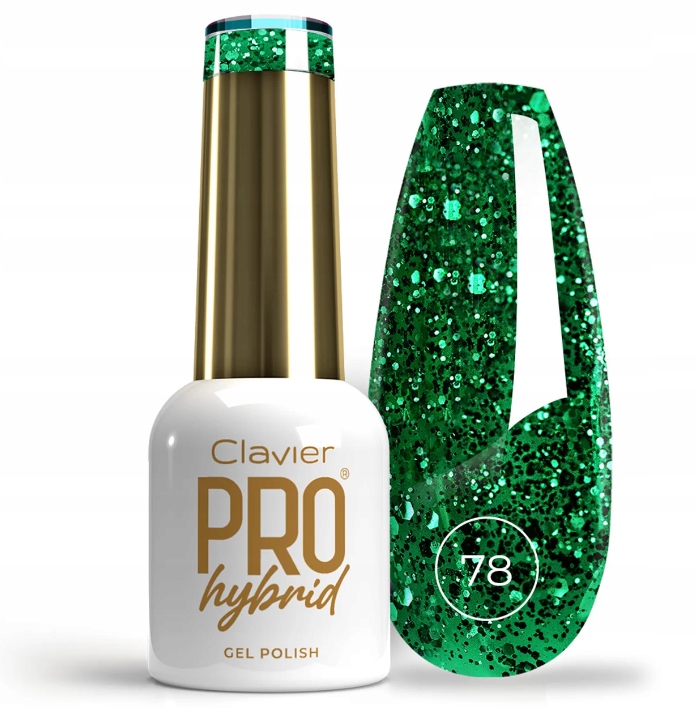 Lakier Hybrydowy Do Paznokci ProHybrid Gold Clavier 8 ml - 078