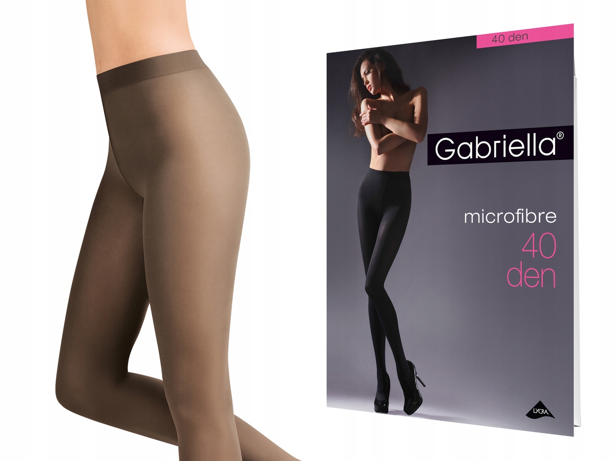 

Rajstopy Gabriella Microfibre 40 den Hazel 2
