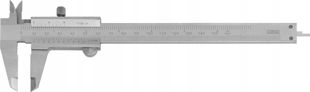 Kapesní posuvné měřítko s nerezovým zámkem posuvníku 150 mm Format