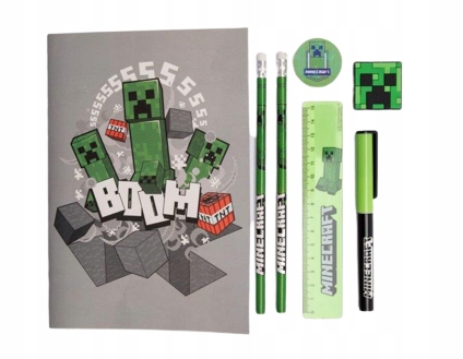 

Zestaw przyborów szkolnych Minecraft