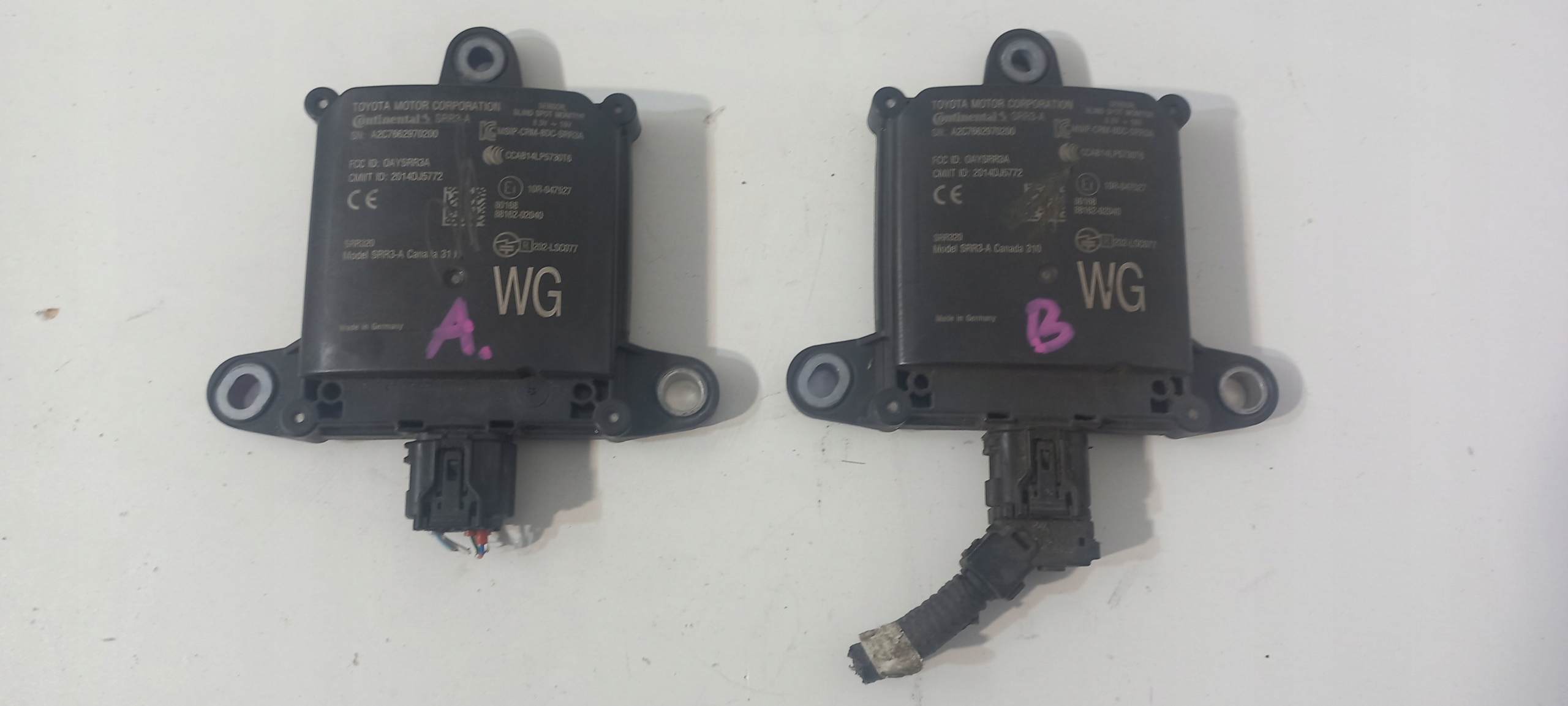 TOYOTA COROLLA E21 CZUJNIK MARTWEGO POLA TYŁ RADAR DISTRONIC KOMBI BSM