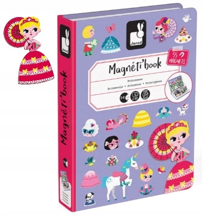 

Układanka Magnetyczna Księżniczki Magnesy 3+ Janod