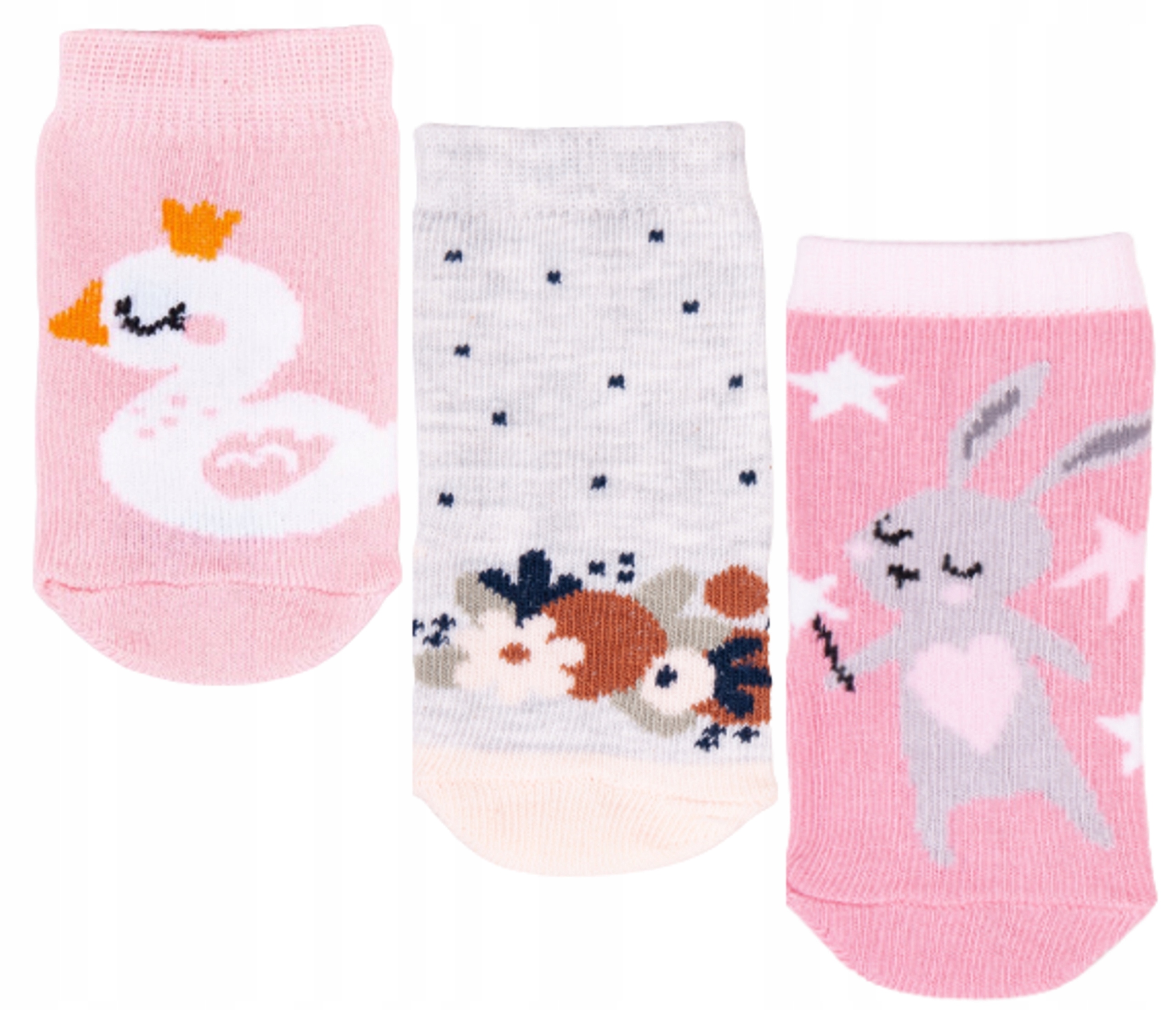 

3-PAK Skarpetki Bawełna dziewczynka Yo 0-3 m-cy 62